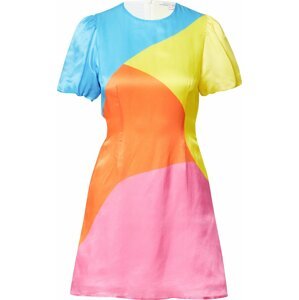 Olivia Rubin Letní šaty 'MATHILDE' modrá / žlutá / oranžová / pink