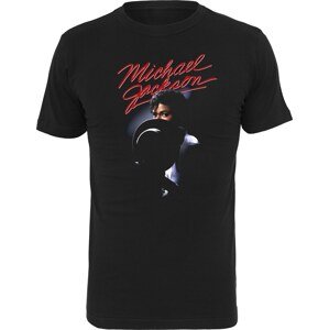 Merchcode Tričko 'Michael Jackson' červená / černá / bílá