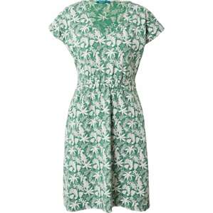 Tranquillo Letní šaty smaragdová / bílá