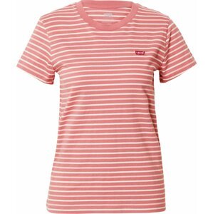 LEVI'S Tričko 'Perfect Tee' červená / pastelově červená / bílá