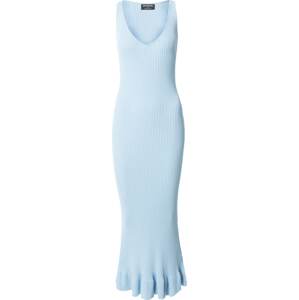 MINKPINK Úpletové šaty 'CYPRUS' nebeská modř