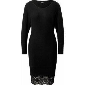 GUESS Úpletové šaty 'CELINE' černá