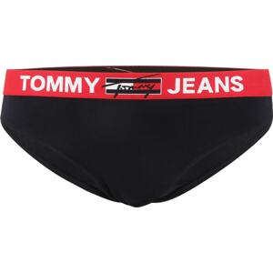 Tommy Hilfiger Underwear Plus Tanga ultramarínová modř / červená / bílá