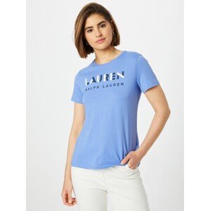 Lauren Ralph Lauren Tričko 'KATLIN' marine modrá / kouřově modrá / bílá