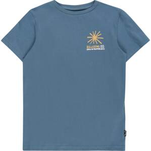 BILLABONG Funkční tričko námořnická modř / světlemodrá / jasně oranžová