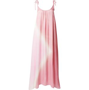 Essentiel Antwerp Letní šaty béžová / růžová / pastelově růžová