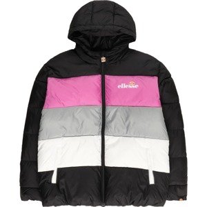 ELLESSE Přechodná bunda 'Voltar' šedá / pink / černá / bílá