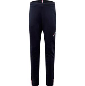 Tommy Sport Sportovní kalhoty námořnická modř / červená / bílá