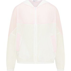 myMo ATHLSR Sportovní bunda pastelově růžová / bílá
