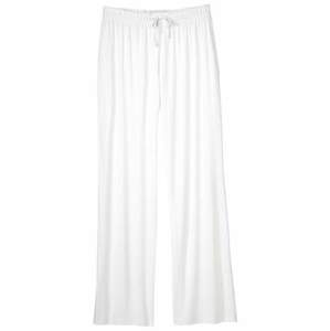 Bílé splývavé kalhoty